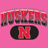 Women's Nebraska Huskers Premium Tri-Blend Tee Shirt - Full Color Huskers Fade with Block N