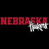 Nebraska Huskers Premium Fleece Hoodie - Script Huskers Overlap Nebraska