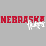 Women's Nebraska Huskers Tank Top - Script Huskers Overlap Nebraska