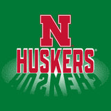 Nebraska Huskers Hooded Sweatshirt - 3D Huskers Spotlight Shadow