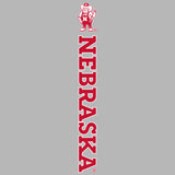 Nebraska Huskers Long Sleeve Tee Shirt - Vertical Nebraska Herbie Husker