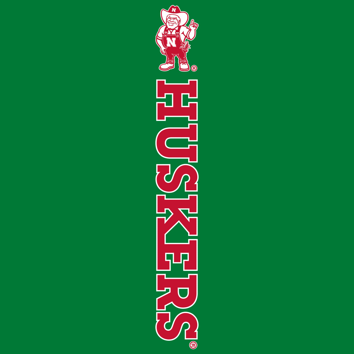 Nebraska Huskers Infant Onesie - Vertical Huskers Herbie Husker