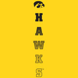 Iowa Hawkeyes Infant Onesie - Vert Hawks Fade with Tigerhawk