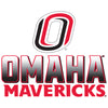 Women's Omaha Mavericks Long Sleeve V-Neck Tee Shirt - Full Color Fade Omaha