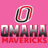 Women's Omaha Mavericks Premium Tri-Blend Tee Shirt - Full Color Fade Omaha