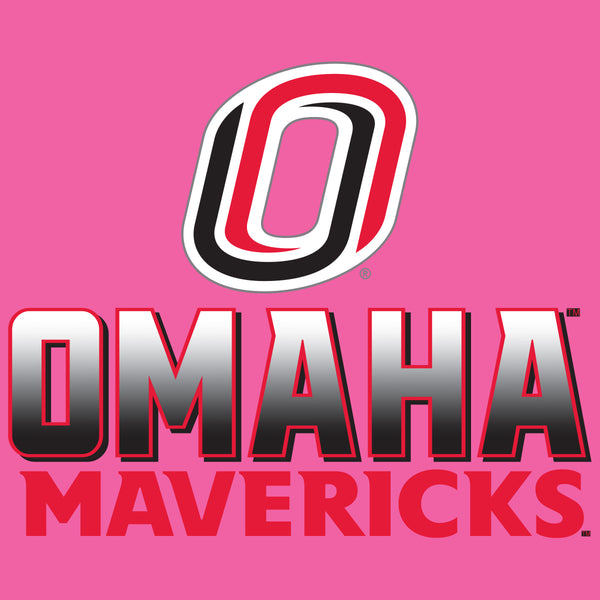 Women's Omaha Mavericks Premium Tri-Blend Tee Shirt - Full Color Fade Omaha