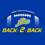 South Dakota State Jackrabbits Hooded Sweatshirt - Back-2-Back Football National Champions