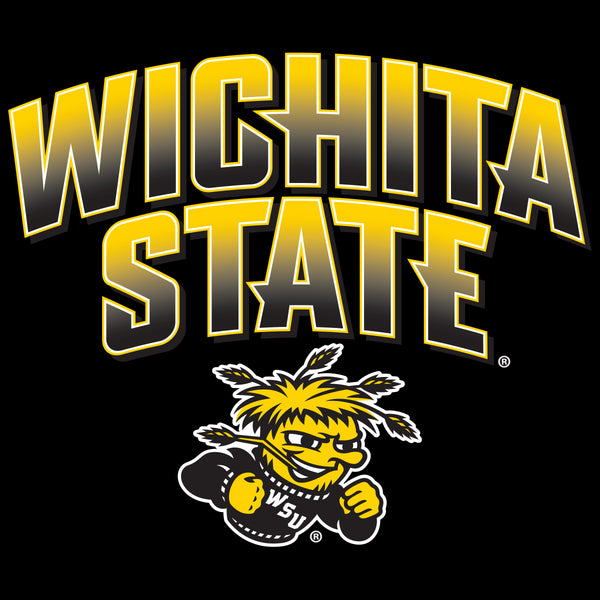 Women's Wichita State Shockers Premium Tri-Blend Tee Shirt - Wichita State Full Color Fade