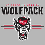 North Carolina State Wolfpack Premium Tri-Blend Tee Shirt - 3-Stripe Primary Logo