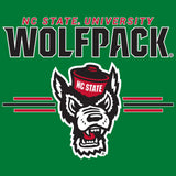 North Carolina State Wolfpack Hooded Sweatshirt - 3-Stripe Primary Logo