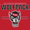 North Carolina State Wolfpack Girls Tee Shirt - 3-Stripe Primary Logo