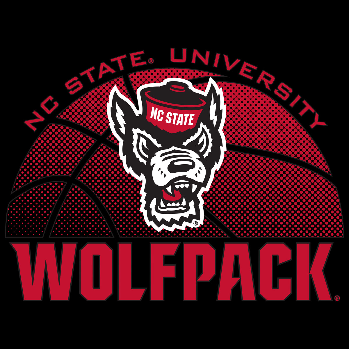 Women's North Carolina State Wolfpack Premium Tri-Blend Tee Shirt - NC State Basketball