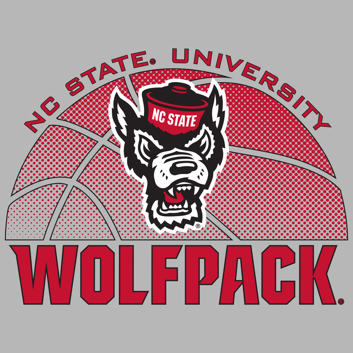 Women's North Carolina State Wolfpack Long Sleeve Hooded Tee Shirt - NC State Basketball