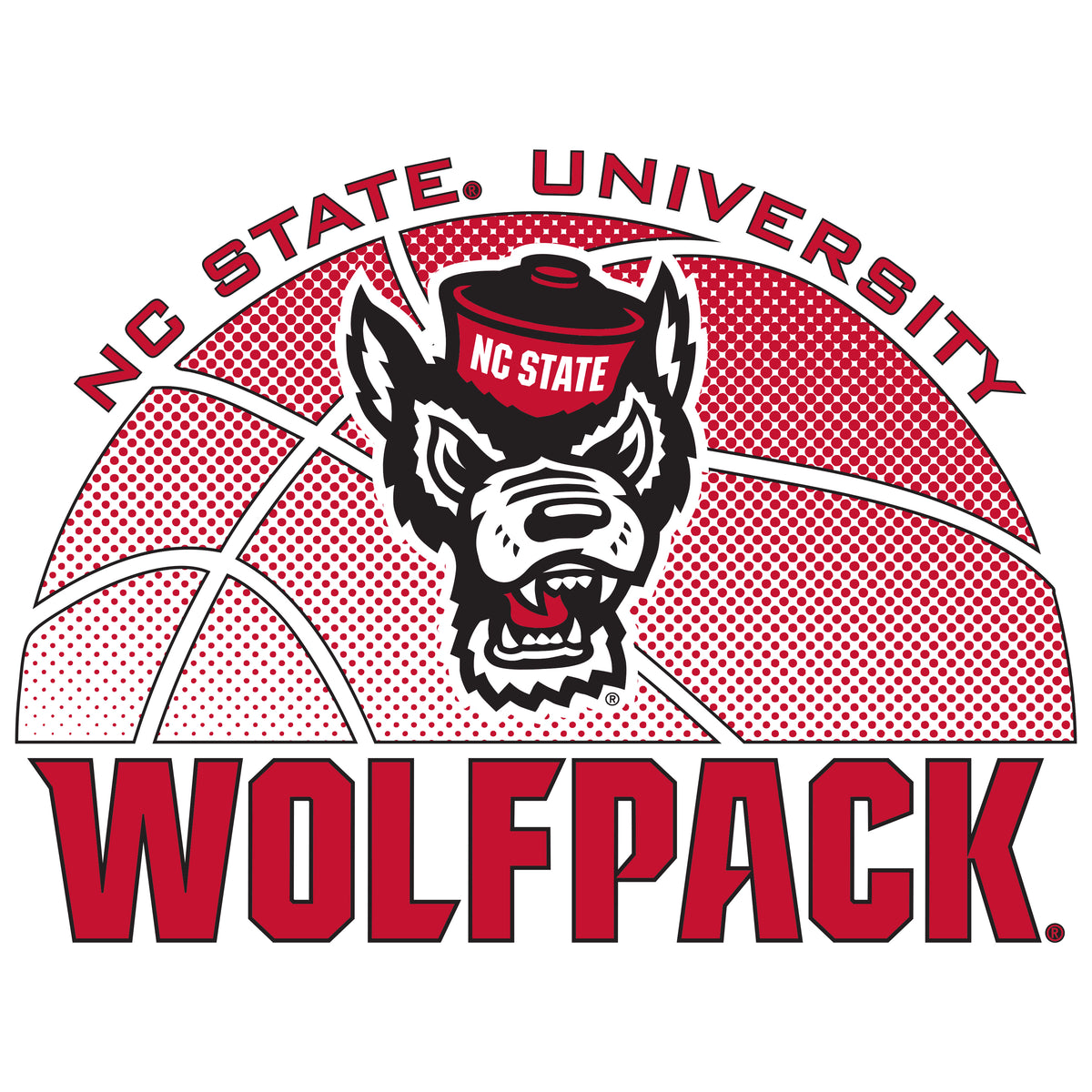 Women's North Carolina State Wolfpack Long Sleeve Hooded Tee Shirt - NC State Basketball