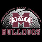 Women's Mississippi State Bulldogs Long Sleeve V-Neck Tee Shirt - MSU Bulldogs Basketball