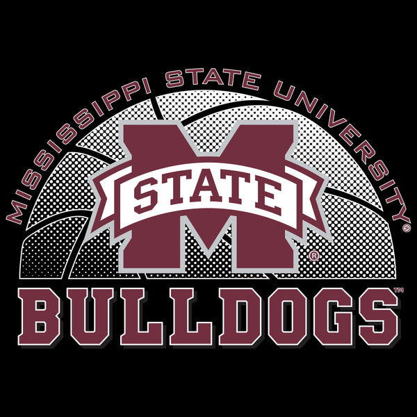 Mississippi State Bulldogs Premium Tri-Blend Tee Shirt - MSU Bulldogs Basketball