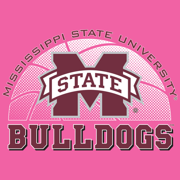 Women's Mississippi State Bulldogs Premium Tri-Blend Tee Shirt - MSU Bulldogs Basketball