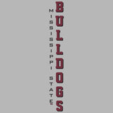 Mississippi State Bulldogs Premium Tri-Blend Tee Shirt - Vertical MSU Bulldogs