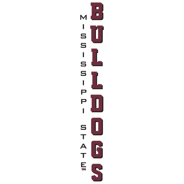 Mississippi State Bulldogs Hooded Sweatshirt - Vertical MSU Bulldogs