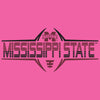 Women's Mississippi State Bulldogs Premium Tri-Blend Tee Shirt - Striped MSU Bulldogs Football Laces