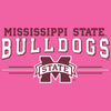 Women's Mississippi State Bulldogs Premium Tri-Blend Tee Shirt - MSU Bulldogs 3-Stripe