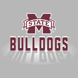 Women's Mississippi State Bulldogs Long Sleeve V-Neck Tee Shirt - Bulldogs Spotlight and Shadow