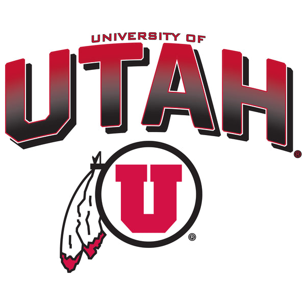 Women's Utah Utes Premium Tri-Blend Tee Shirt - Full Color Fade Utah Utes Logo