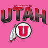 Women's Utah Utes Premium Tri-Blend Tee Shirt - Full Color Fade Utah Utes Logo