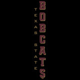 Texas State Bobcats Hooded Sweatshirt - Vertical Texas State Bobcats