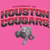 Women's Houston Cougars Premium Tri-Blend Tee Shirt - Full Color Fade with Cougar