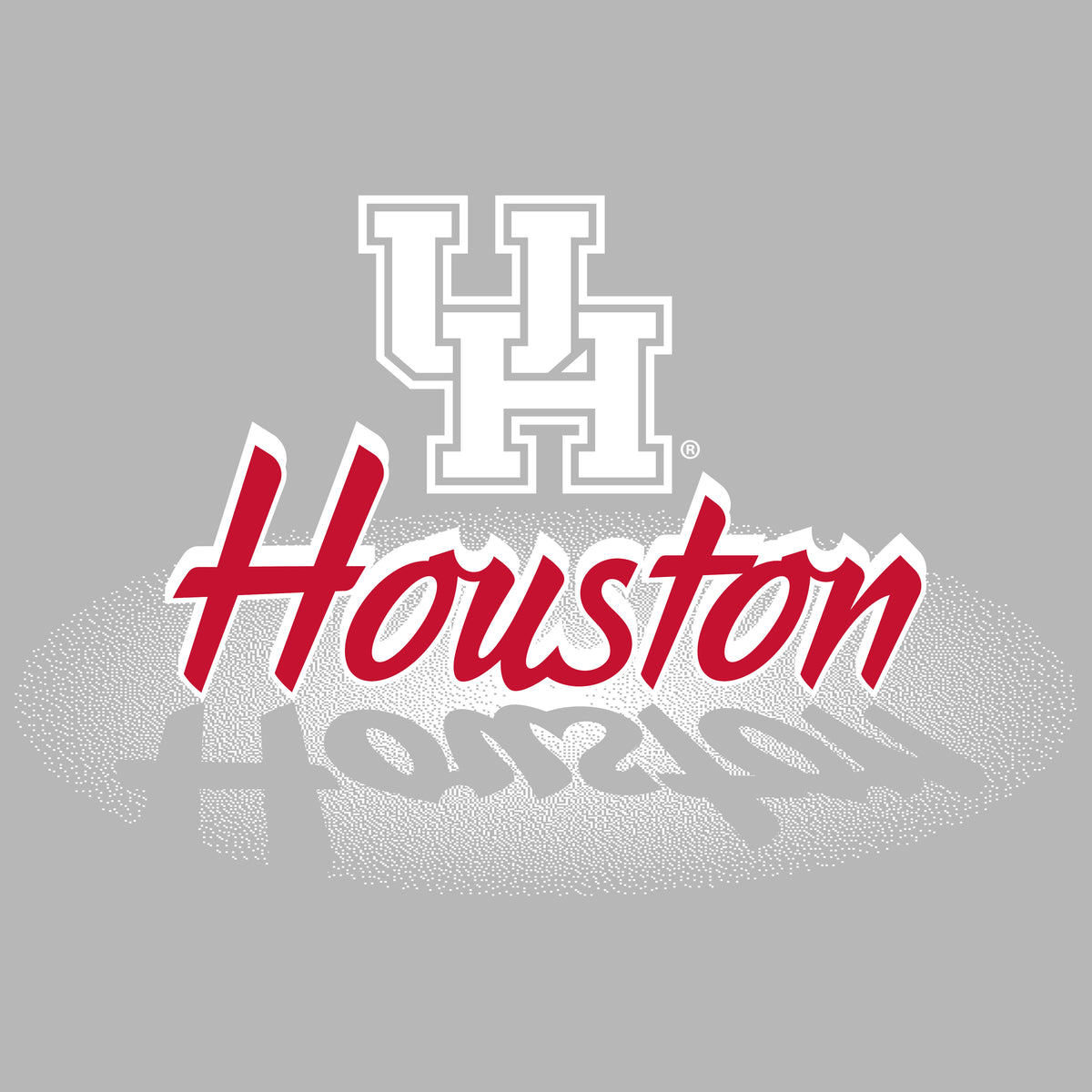 Women's Houston Cougars Premium Tri-Blend Tee Shirt - Spotlight and Shadow Houston