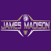 James Madison Dukes Infant Onesie - Striped James Madison Football Laces