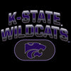 K-State Wildcats Girls Tee Shirt - Full Color K-State Wildcats Fade