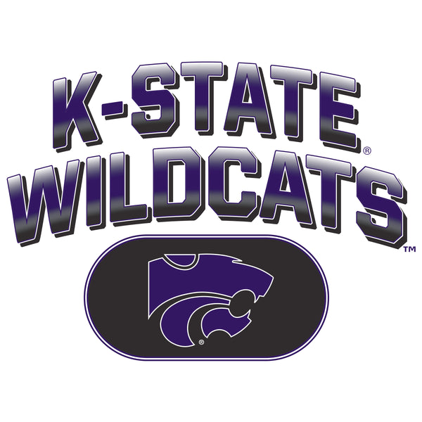 K-State Wildcats Long Sleeve Tee Shirt - Full Color K-State Wildcats Fade