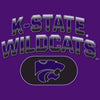 K-State Wildcats Girls Tee Shirt - Full Color K-State Wildcats Fade