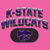 Women's K-State Wildcats Premium Tri-Blend Tee Shirt - Full Color K-State Wildcats Fade