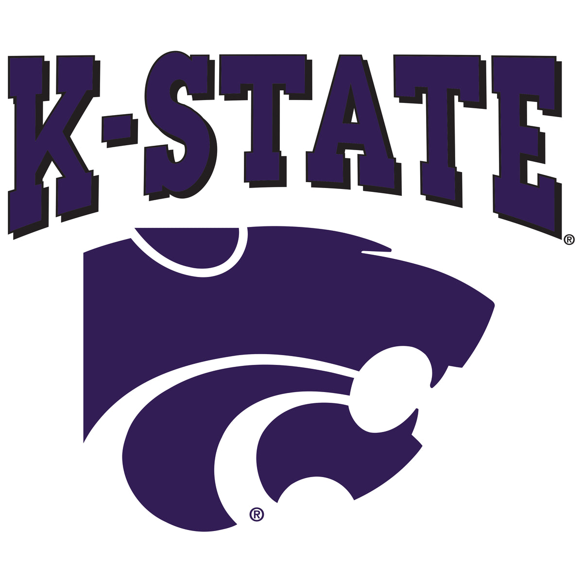 K-State Wildcats Tee Shirt - Kansas State Powercat Logo