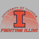 Illinois Fighting Illini Premium Tri-Blend Tee Shirt - University of Illinois Basketball