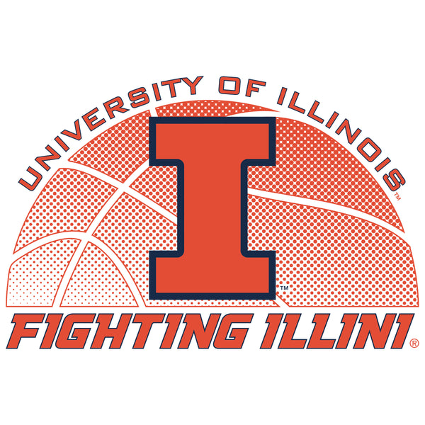 Women's Illinois Fighting Illini Long Sleeve V-Neck Tee Shirt - University of Illinois Basketball