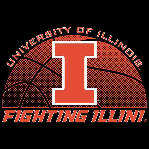 Illinois Fighting Illini Long Sleeve Tee Shirt - University of Illinois Basketball