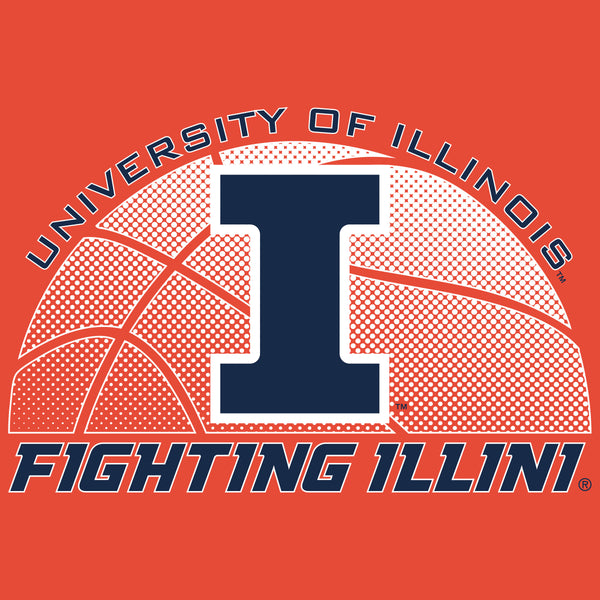 Illinois Fighting Illini Crewneck Sweatshirt - University of Illinois Basketball