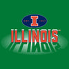 Illinois Fighting Illini Hooded Sweatshirt - Spotlight and Shadow Illinois