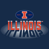 Illinois Fighting Illini Crewneck Sweatshirt - Spotlight and Shadow Illinois