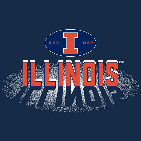 Illinois Fighting Illini Infant Onesie - Spotlight and Shadow Illinois