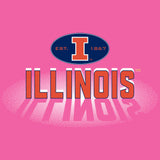 Women's Illinois Fighting Illini Premium Tri-Blend Tee Shirt - Spotlight and Shadow Illinois
