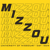 Missouri Tigers Toddler Tee Shirt - Mizzou Diagonal Echo