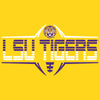 LSU Tigers Toddler Tee Shirt - Striped Tigers Football Laces