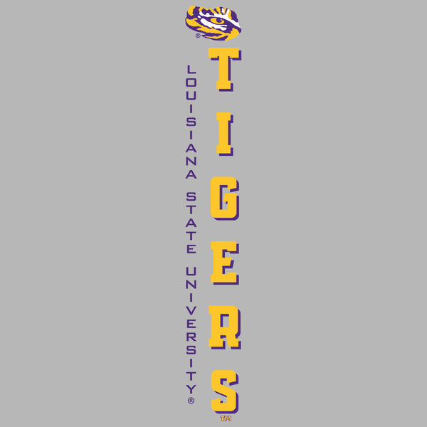 Women's LSU Tigers Tank Top - Vertical Louisiana State University Tigers