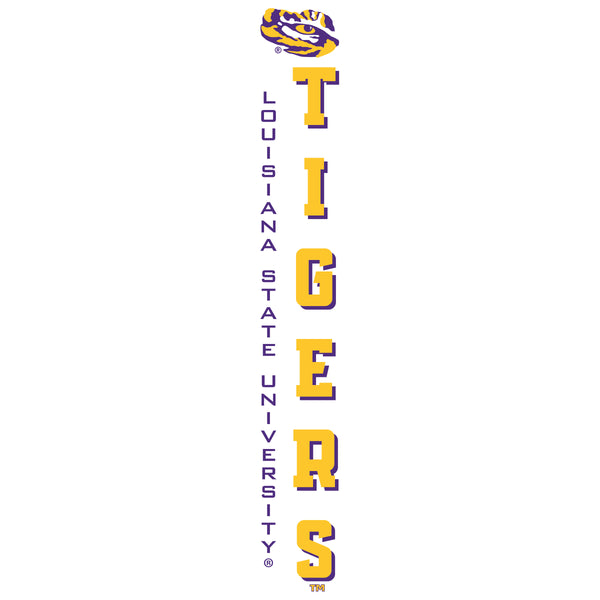 Women's LSU Tigers Premium Tri-Blend Tee Shirt - Vertical Louisiana State University Tigers