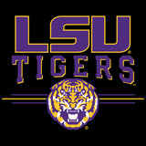 LSU Tigers Girls Tee Shirt - LSU Tigers 3-Stripe